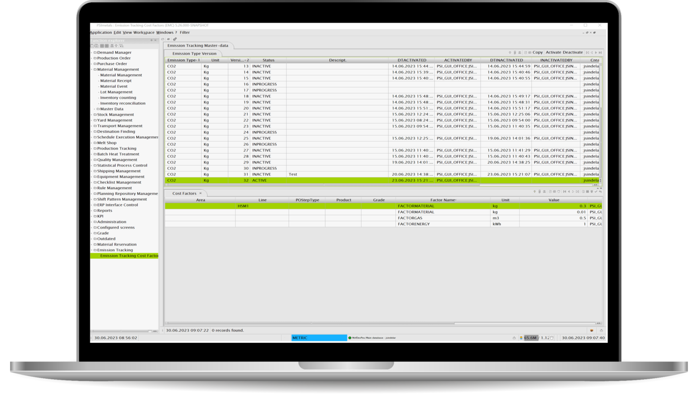 Real-time data collection for accurate PCF calculations.