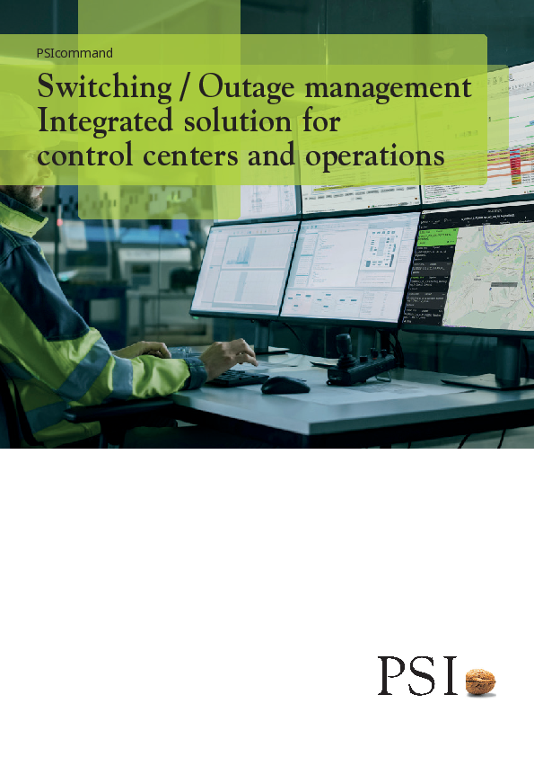 Flyer "Switching Outage Management"