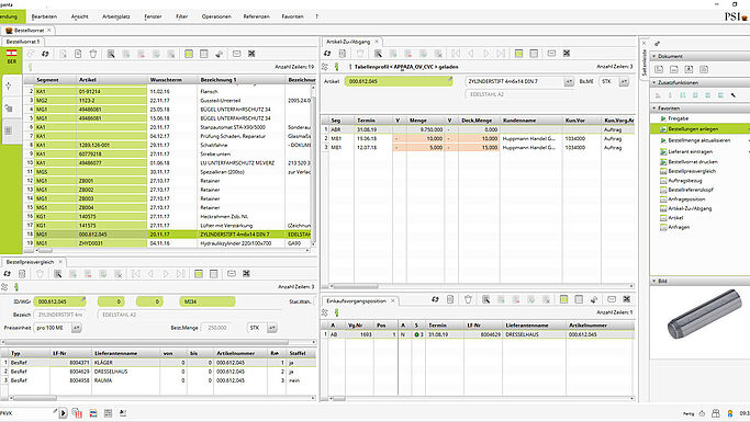 Beschaffung und Vertrieb