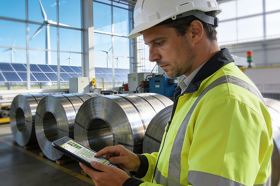 Decarbonization & Energy Services wird mit der PSImetals Software dargestellt.