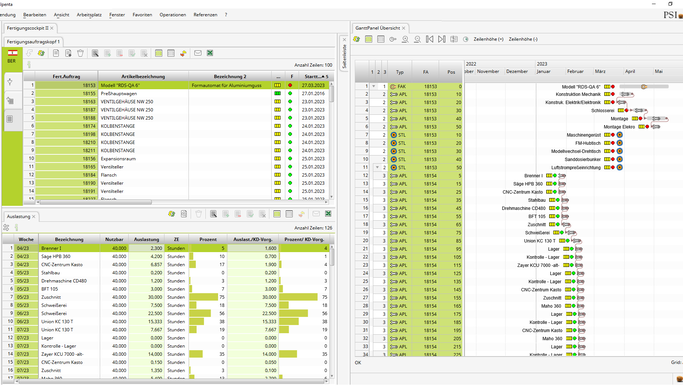 MES module order management