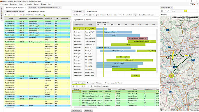 Logistic intelligence - Intelligent planning in transport management