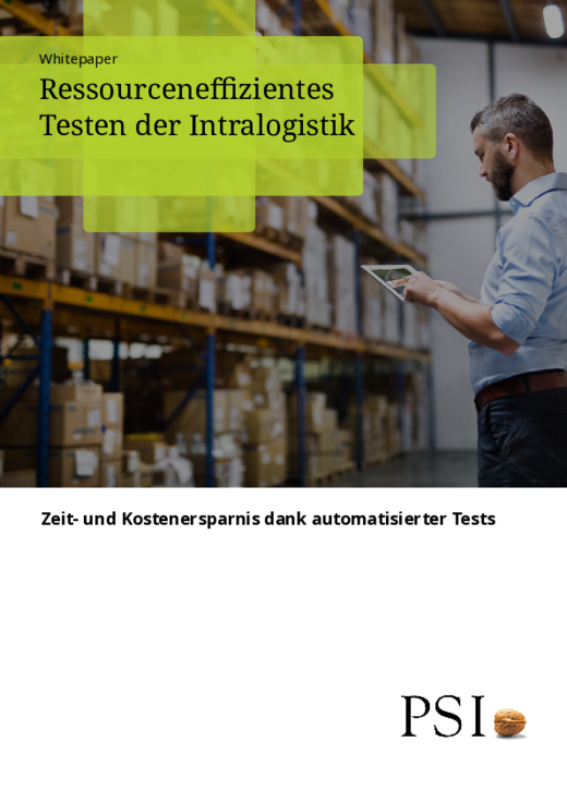 Whitepaper "Ressourceneffizientes Testen der Intralogistik"