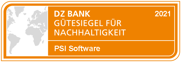 DZ Bank Gütesiegel für Nachhaltigkeit: PSI Software AG